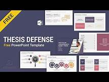 Video thumbnail for Master’s Thesis Defense Free PowerPoint Template Design - SlideSalad