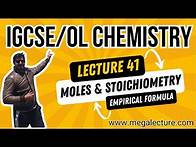 Video thumbnail for O Level iGCSE | Live Class 41 | Moles and Stoichiometry | Empirical Formula | +92 323 509 4443