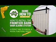 Video thumbnail for How to install Frontier Barn Door Sliding System