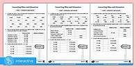 Video thumbnail for Interactive PDF: Supporting White Rose Maths Year 6: Spring Block 4 Converting Units: Miles and Kilometres