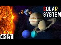 Video thumbnail for 4k video ultra hd solar system | space travel in (sun) moon and mars earth