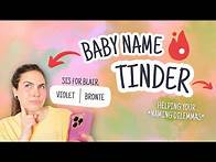 Video thumbnail for Unique Baby Names 2024: THIS or THAT Baby Name Tinder For Unique Boys & Girls Baby Name Ideas!