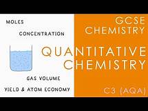 Video thumbnail for QUANTITATIVE CHEMISTRY - GCSE Chemistry (AQA Topic C3)