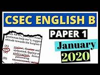 Video thumbnail for CSEC English B Paper 1 January 2020 ANSWERS + EXPLANATIONS