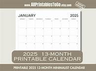 Video thumbnail for 2025 13-month Monthly Calendar, Minimalist Landscape Calendar, Monday and Sunday Weeks, Instant PDF Download, Letter & A4 - Etsy