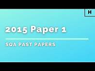 Video thumbnail for Higher Physics | SQA Past Papers | 2015 | Paper 1 (Multiple Choice)