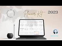 Video thumbnail for Planner Kit 2023 // Descárgalo GRATIS en PDF / CANVA / GoodNotes