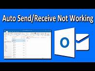 Video thumbnail for How To Fix Automatic Send/Receive Not Working in Outlook 2016