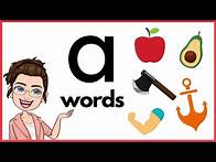 Video thumbnail for WORDS THAT START WITH Aa | 'a' Words | Phonics | Initial Sounds | short a sound | LEARN LETTER Aa