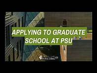 Video thumbnail for Applying to Graduate School at PSU