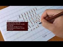 Video thumbnail for Italic Calligraphy Tutorial : 01. the Basic, from Tools to Strokes (Beginner Friendly)