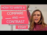 Video thumbnail for How to Write a Compare and Contrast Essay | Advance Writing