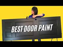 Video thumbnail for HOW TO PAINT A DOOR The BEST Way to Paint a Door Is…
