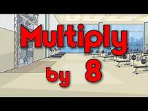 Video thumbnail for Multiply by 8 | Learn Multiplication | Multiply By Music | Jack Hartmann