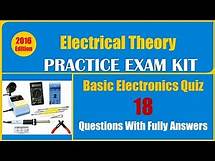 Video thumbnail for Basic Electronics Quiz Questions (18 Questions With Fully Answers)