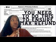 Video thumbnail for How to properly complete a W4 form|IRS W4 Update| 2024 Changes