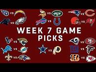 Video thumbnail for Week 7 NFL Game Picks | NFL