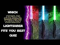Video thumbnail for Which Star Wars Lightsaber Color Fits You Best Quiz