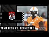 Video thumbnail for Tennessee Tech Golden Eagles at Tennessee Volunteers | Full Game Highlights