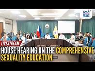 Video thumbnail for LIVE: House hearing on the comprehensive sexuality education (Jan... | GMA Integrated News - Replay