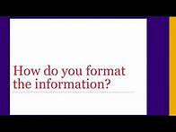 Video thumbnail for How to cite in MLA style