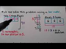 Video thumbnail for 4th Grade Math 4.12, Word Problem Solving, Multi-Step Division Problems