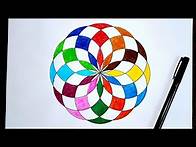 Video thumbnail for How to Draw Circle Geometrical Pattern Drawing | Geometrical Shapes Drawing | @learnart