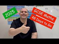 Video thumbnail for GCSE Maths 2025 Revision - 48 Days To Go - Corbettmaths