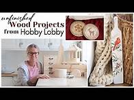 Video thumbnail for Hobby Lobby Crafts ~ Wood Craft Projects ~ DIY Wood Craft Ideas