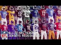 Video thumbnail for I Redesigned Every NFL Team's Jersey