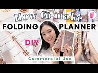 Video thumbnail for DIY How to make 2025 Folding Planner - Tutorial