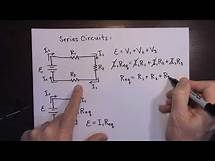 Video thumbnail for Derivation of Equivalent Resistance for a Series Circuit and a Parallel Circuit.