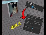 Video thumbnail for How to Put A DECAL On a Part in Roblox Studio....