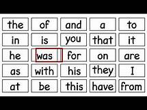 Video thumbnail for First 25 High Frequency Words - Quick Phonics - Reading Made Easy - Video 4