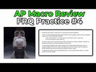 Video thumbnail for 2025 AP Macro Exam Review: FRQ Practice #4