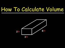 Video thumbnail for How To Calculate The Volume In Cubic Feet & Cubic Meters