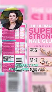 Video thumbnail for Salon-Grade Nail Glue for Press On & Acrylic Nails | NYK1 NailBond Brush-On Glue – Long-Lasting