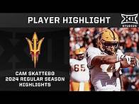 Video thumbnail for Cam Skattebo 2024 Regular Season Highlights | 2024 Big 12 Football