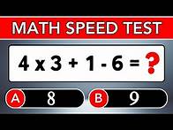 Video thumbnail for 40 Cool Math Games That'll Boost Your Brain Power By 90% | Math Quiz For Kids