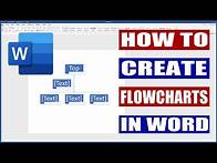 Video thumbnail for How to create a Flowchart in Word - EASILY (2019)