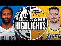 Video thumbnail for MAVERICKS at LAKERS | FULL GAME HIGHLIGHTS | February 25, 2025