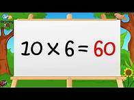 Video thumbnail for Learn Multiplication Table of Ten 10 x 1 = 10 - 10 Times Tables
