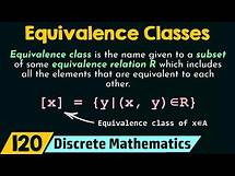 Video thumbnail for Equivalence Classes