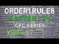 Video thumbnail for ORDER 1 RULE 8 CPC (Civil Procedure Code 1908) lecture with Chart Formation