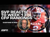 Video thumbnail for CFP Rankings Takeaways & Lions, Steelers, Chargers Impress in NFL Week 11 | SVPod
