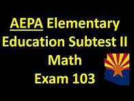 Video thumbnail for AEPA Elementary Education Subtest II NES / NT 103 MATH - Increase Your Score!