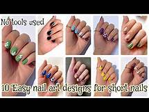 Video thumbnail for 10 Easy nail art designs for short nails | Nail art compilation 2022 | Sunday special compilation