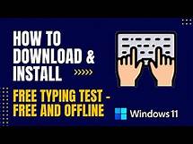 Video thumbnail for How to Download and Install Free Typing Test - Free and Offline For Windows