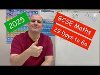 Video thumbnail for GCSE Maths 2025 Revision - 29 Days To Go - Corbettmaths