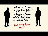 Video thumbnail for How to Solve Age Problems Easily